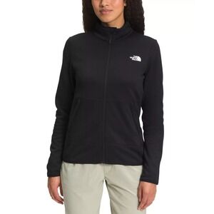 The North Face Womens Canyonlands Full Zip Hooded Fleece Jacket Black M Gorpcore